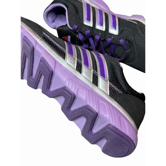 Adidas Women’s Size 10 Black Purple Athletic Running Sneakers Ortholite - Picture 7 of 11